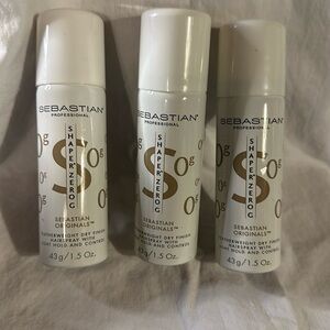 Lot of 3 Discontinued Sebastian Shaper Zero 1.5 oz cans